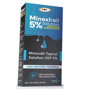MINOXIROLL 5% SOLUTION (Hair Fall Solution) 60ML